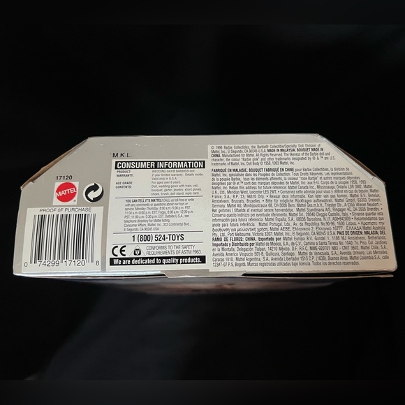 1996 Wedding Day Barbie NWT/Never opened - Picture 4 of 11